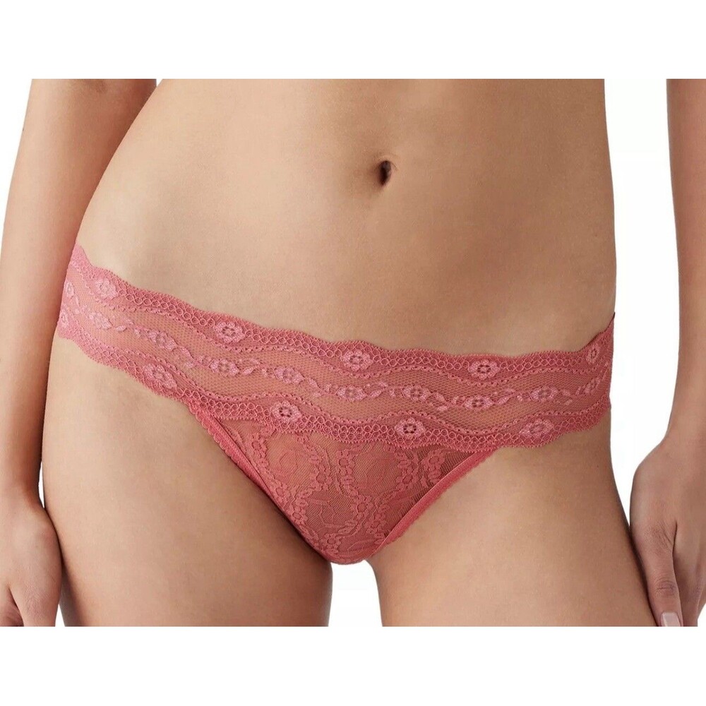 b.tempt'd by Wacoal 978182 b.tempt'd Lace Kiss Bikini.  Us 8-Xl Teal